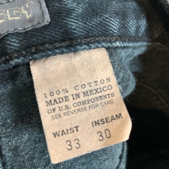 Vintage Anchor Blue Y2k Big Baggy Wide Leg Jeans Size 33 - Picture 9 of 9